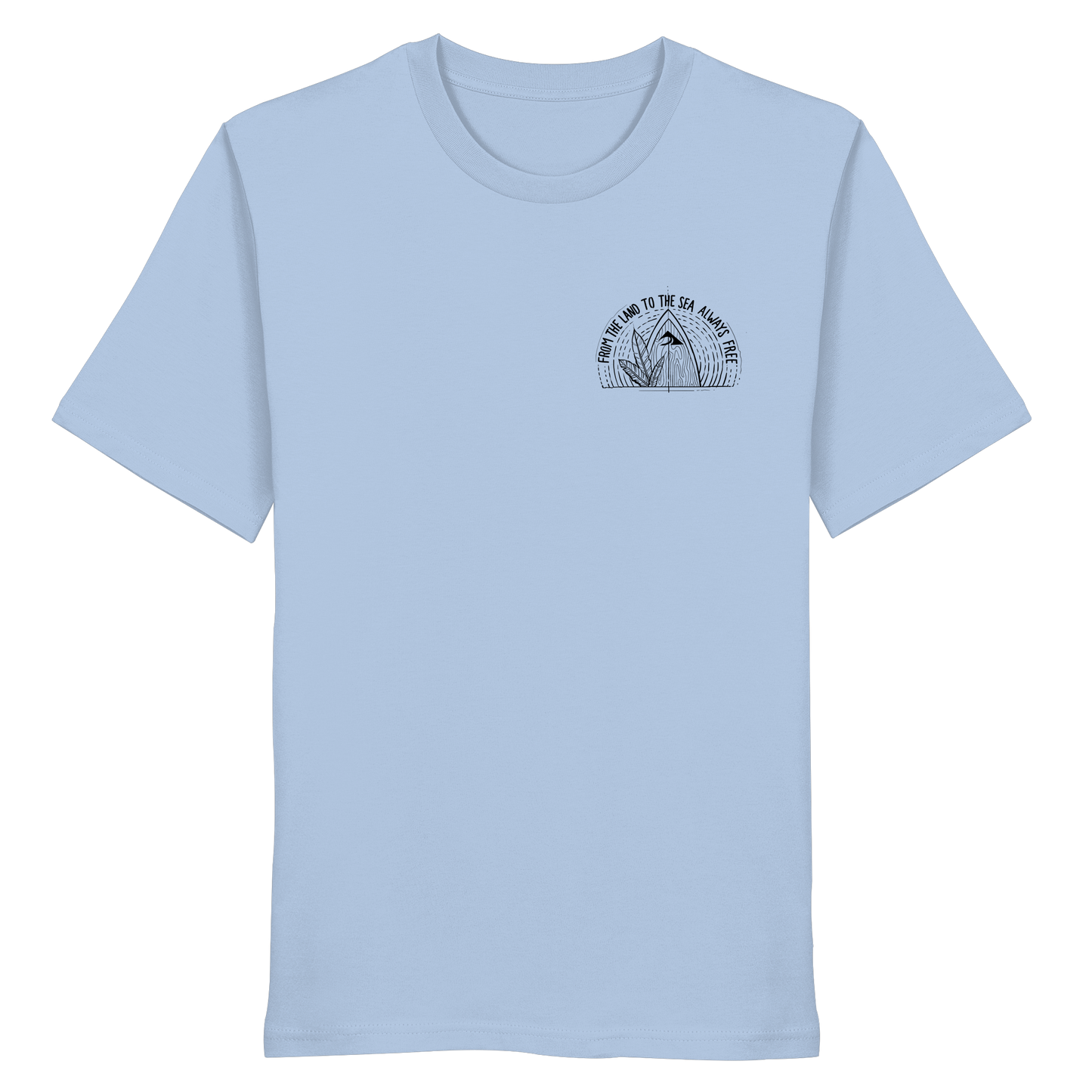 Zumik Planet – “From the Land to the Sea, Always Free”  - Organic Shirt