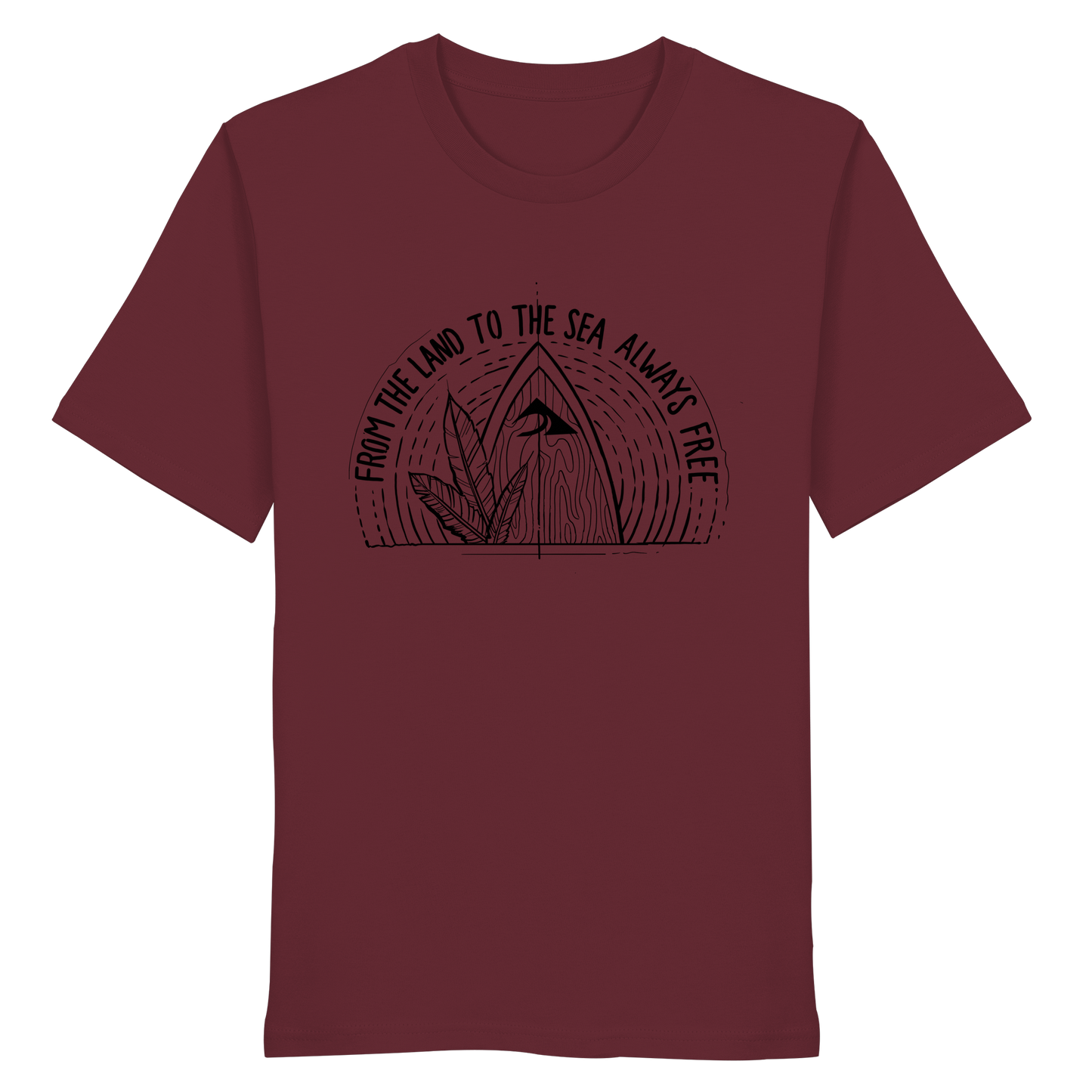 Zumik Planet – “From the Land to the Sea, Always Free” - Organic Shirt