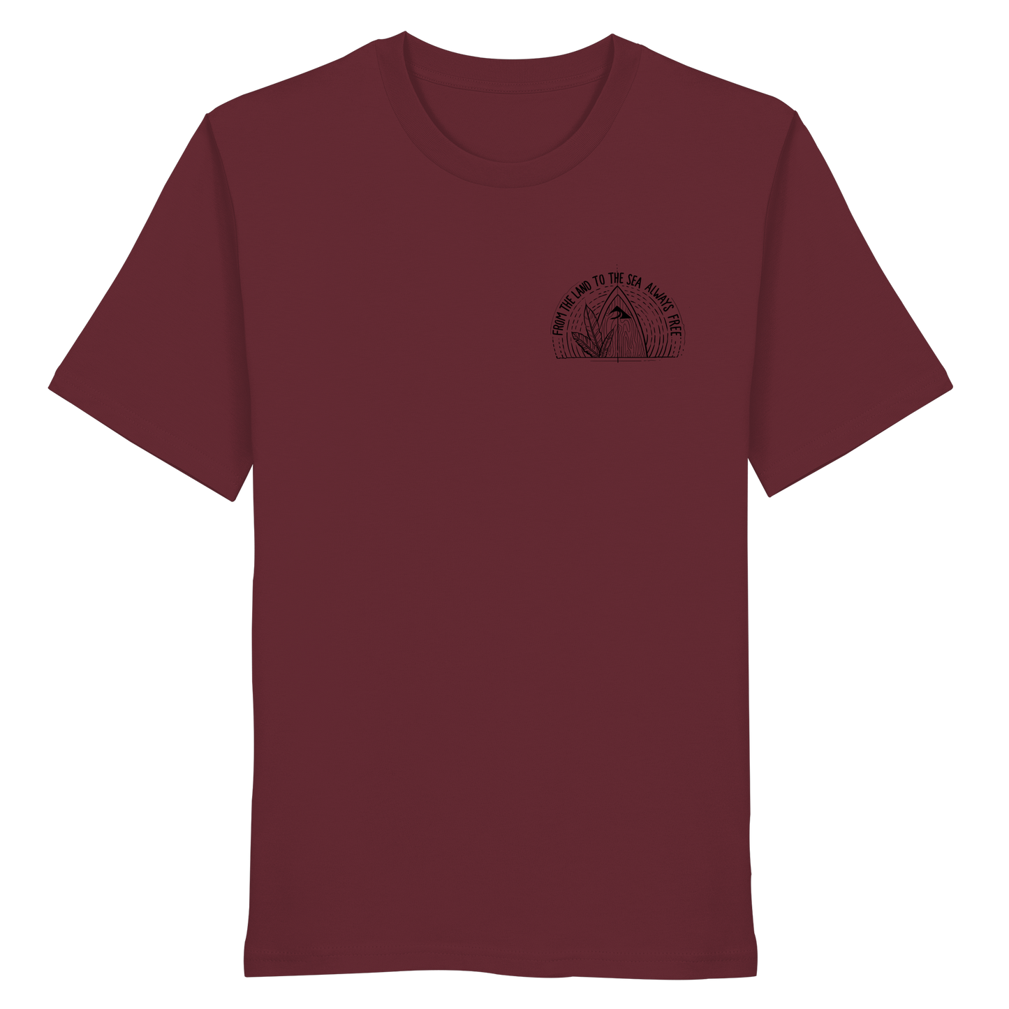 Zumik Planet – “From the Land to the Sea, Always Free”  - Organic Shirt
