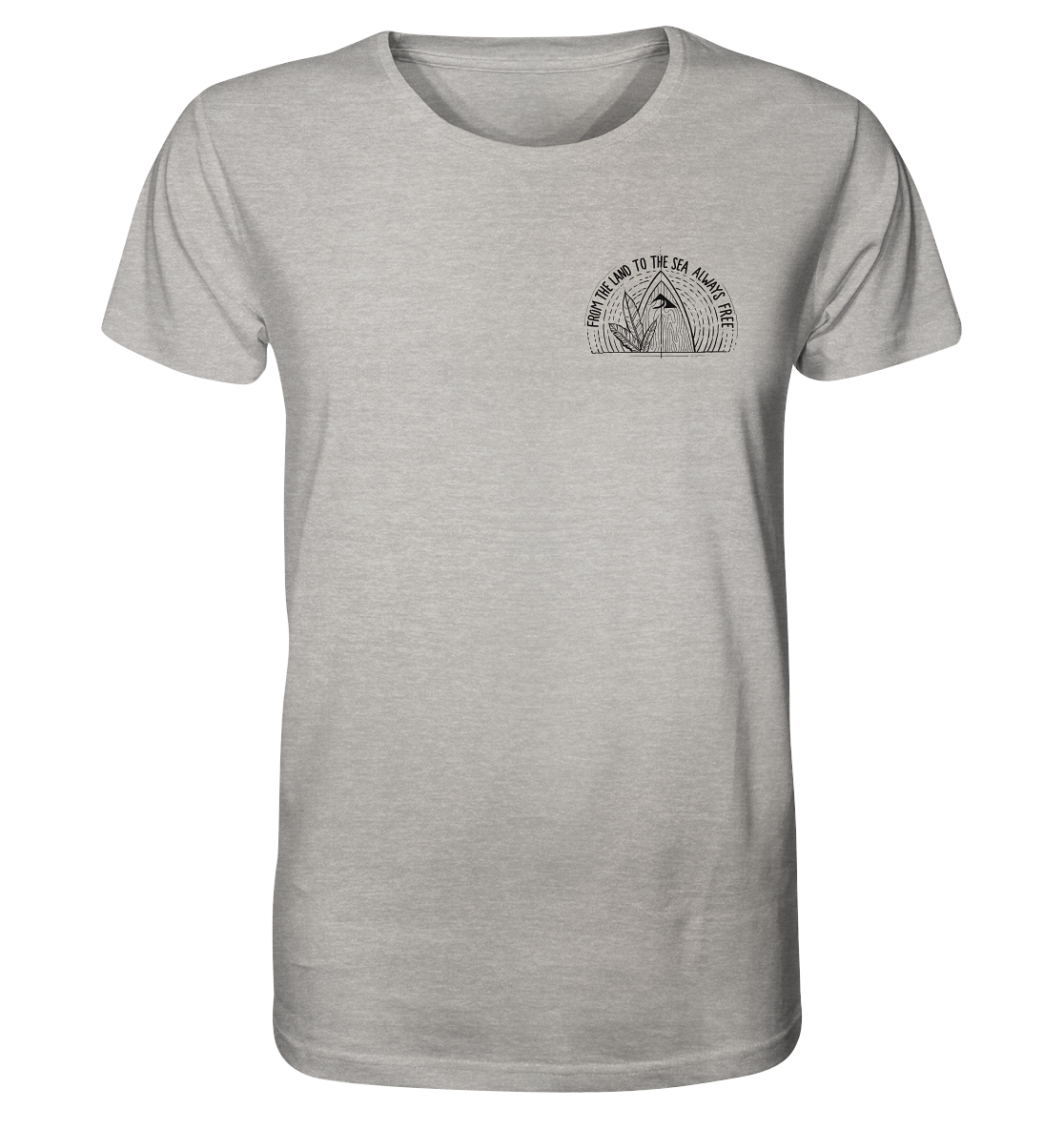Zumik Planet – “From the Land to the Sea, Always Free”  - Organic Shirt
