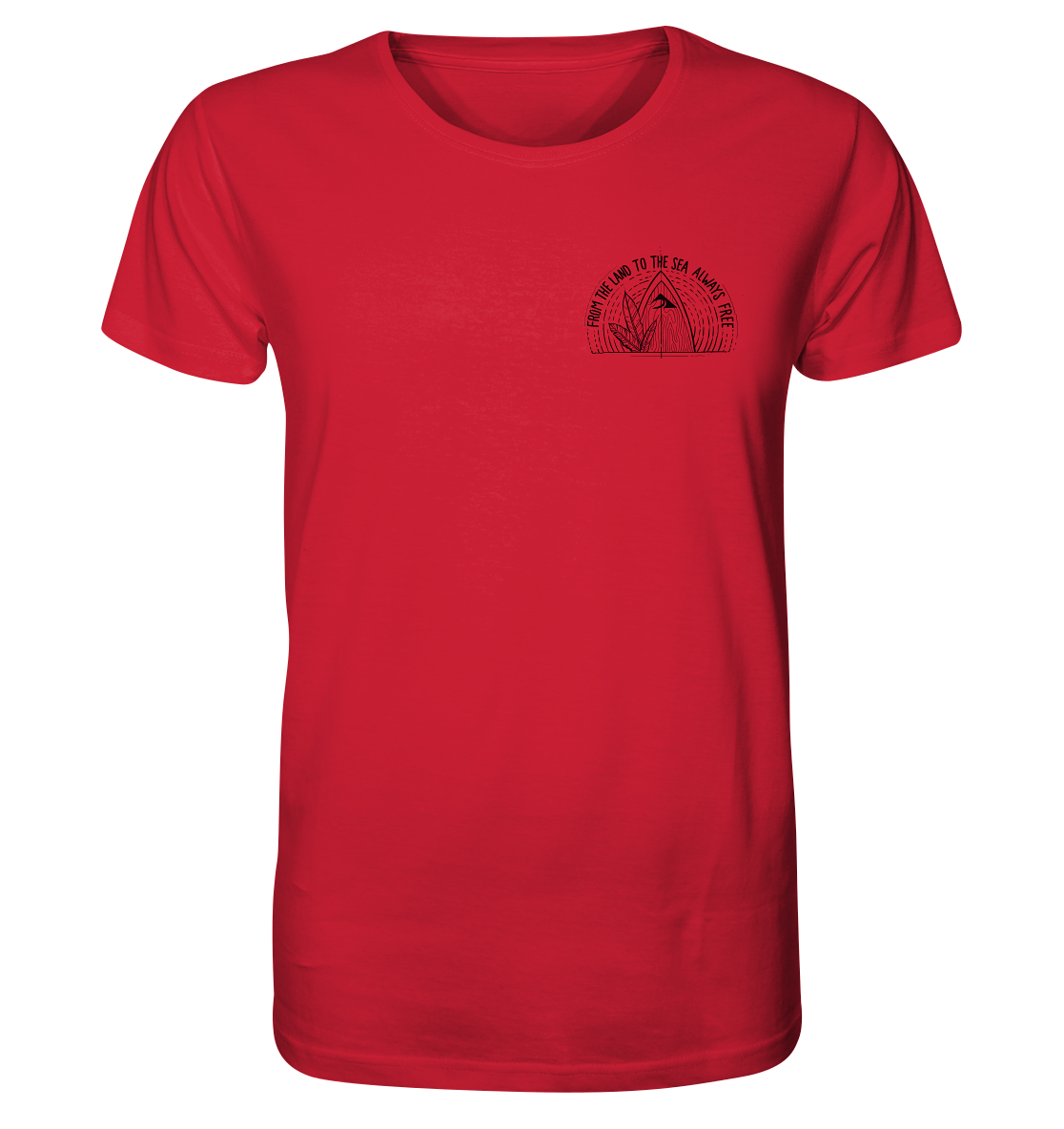 Zumik Planet – “From the Land to the Sea, Always Free”  - Organic Shirt