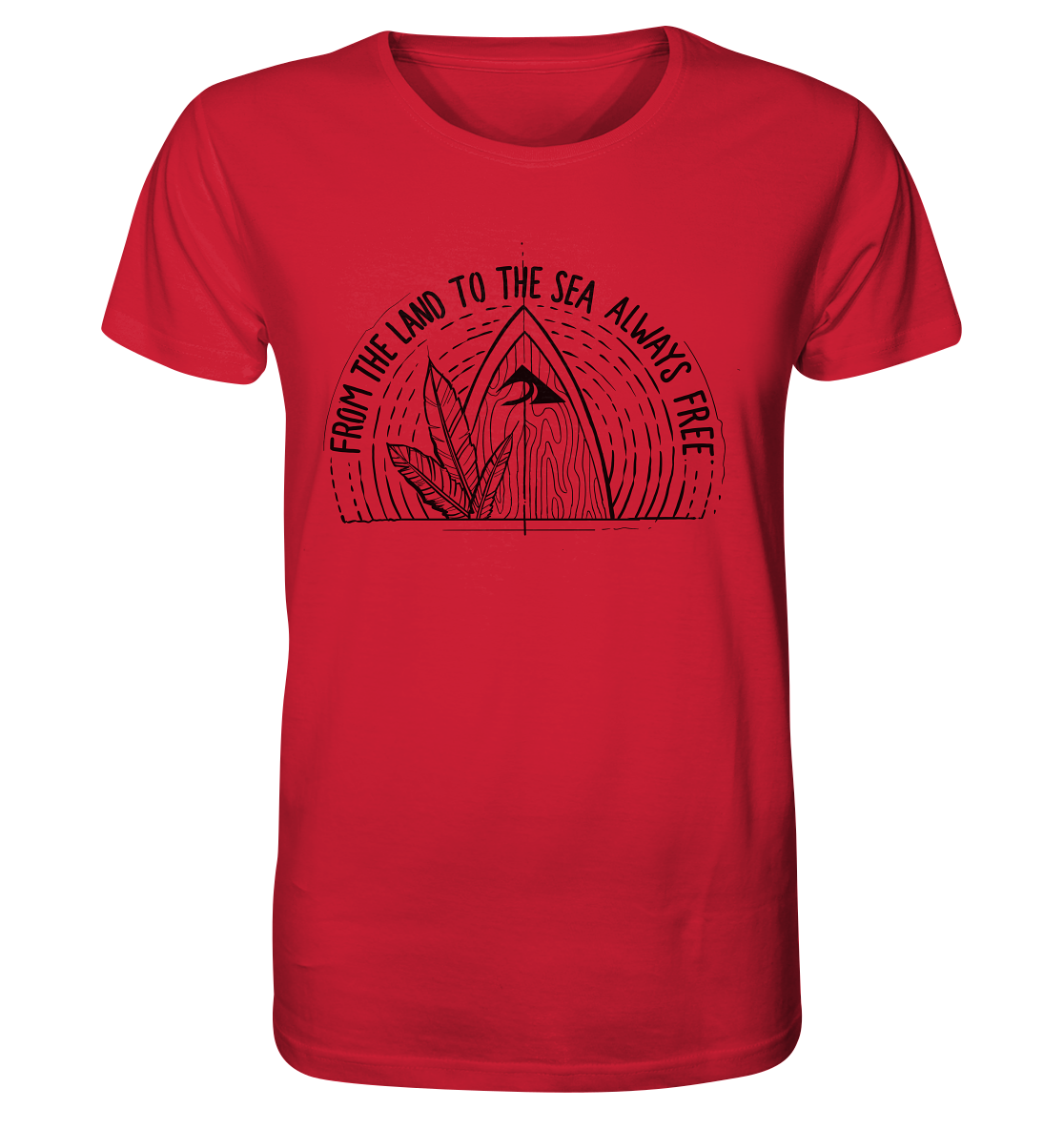 Zumik Planet – “From the Land to the Sea, Always Free” - Organic Shirt