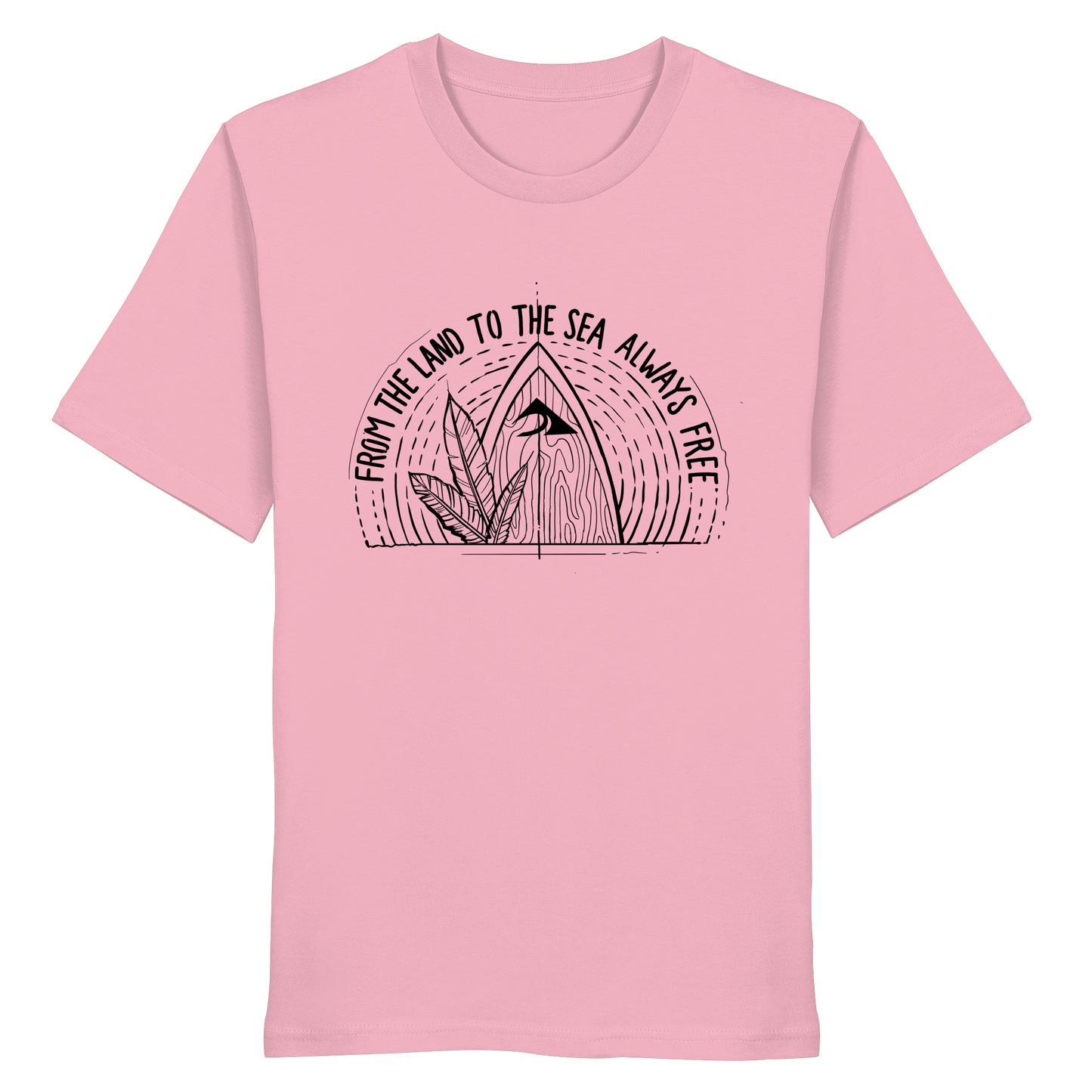Zumik Planet – “From the Land to the Sea, Always Free” - Organic Shirt