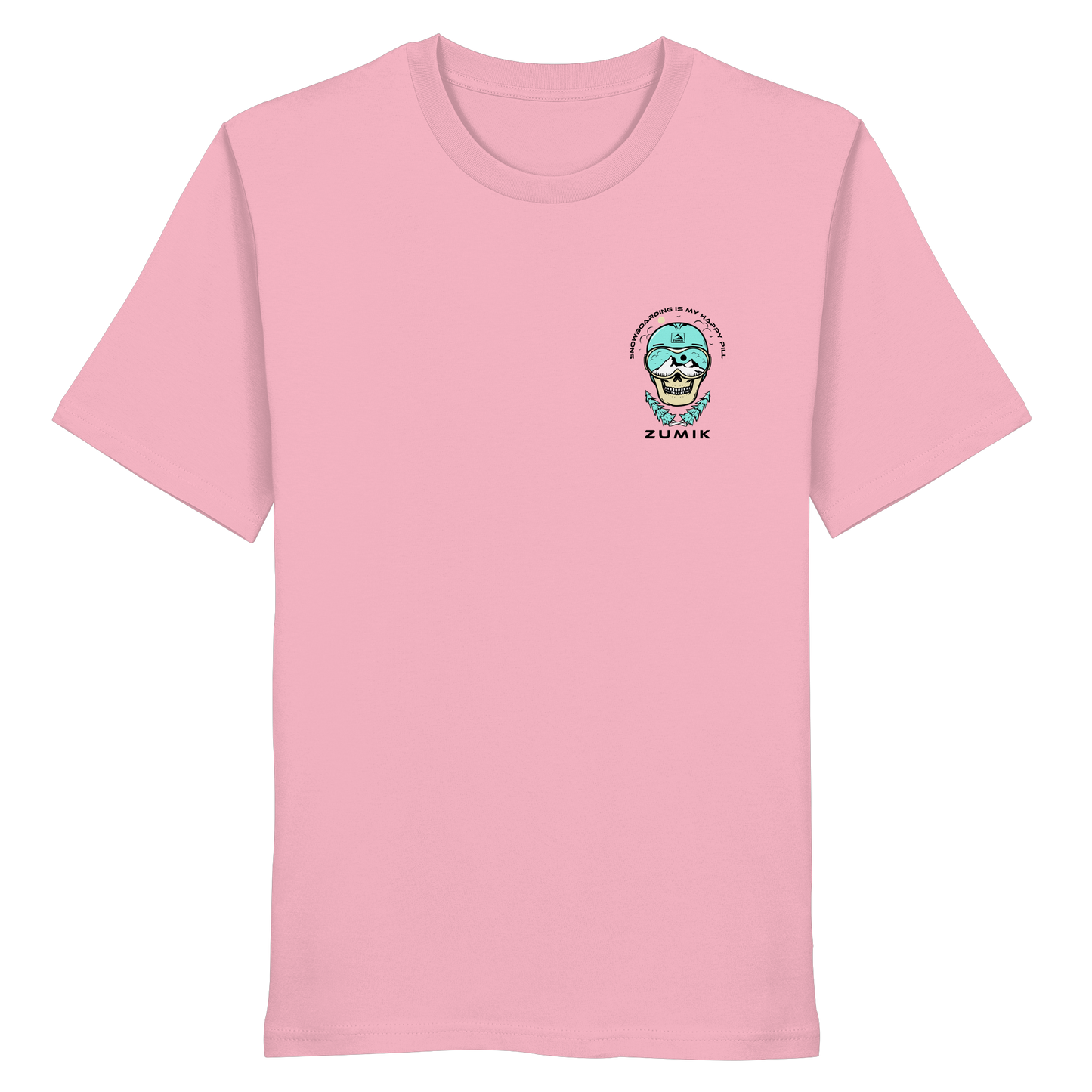 Zumik Planet - "Snowboarding is my happy pill" - Organic Shirt