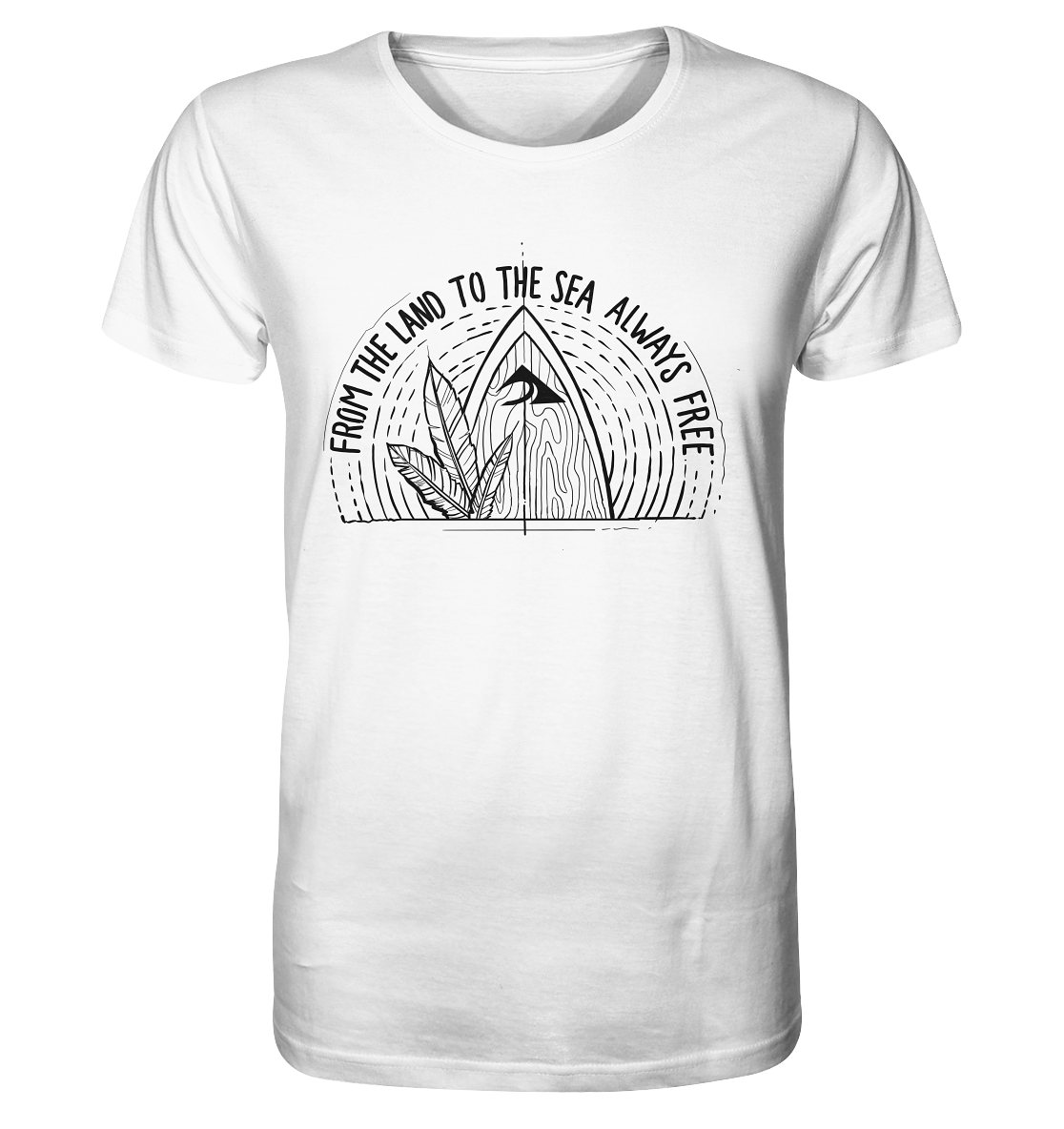 Zumik Planet – “From the Land to the Sea, Always Free” - Organic Shirt