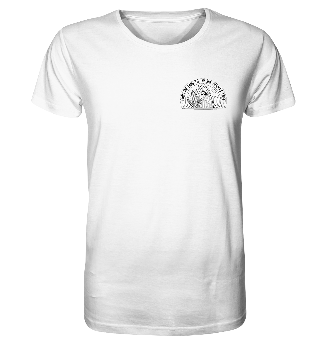 Zumik Planet – “From the Land to the Sea, Always Free”  - Organic Shirt