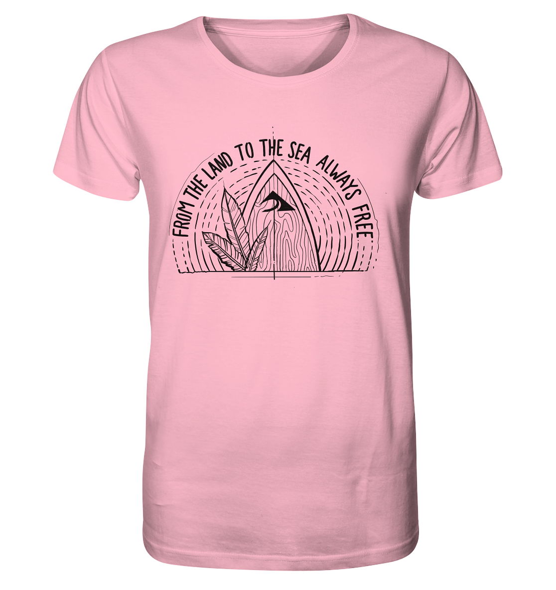 Zumik Planet – “From the Land to the Sea, Always Free” - Organic Shirt