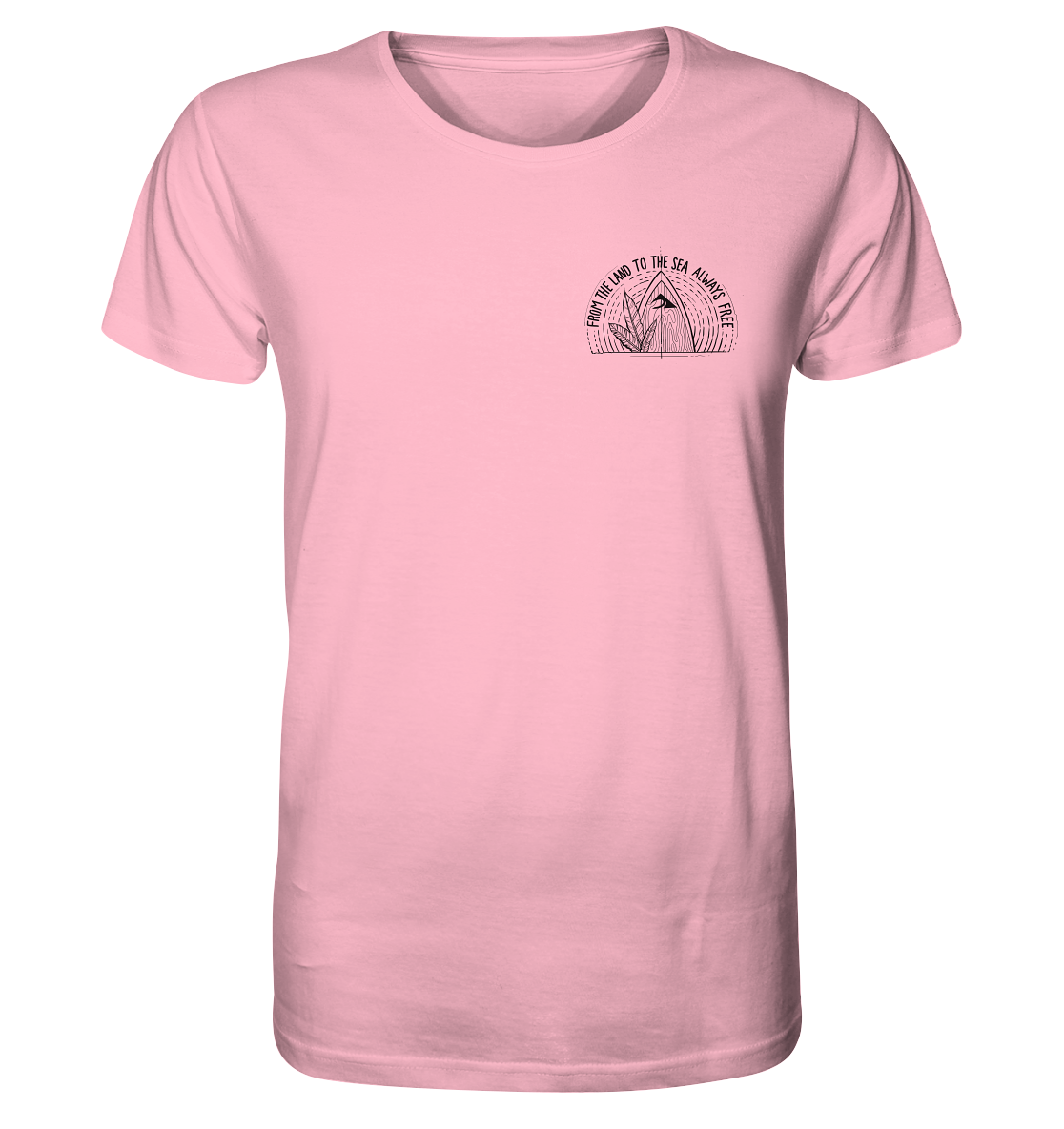 Zumik Planet – “From the Land to the Sea, Always Free”  - Organic Shirt