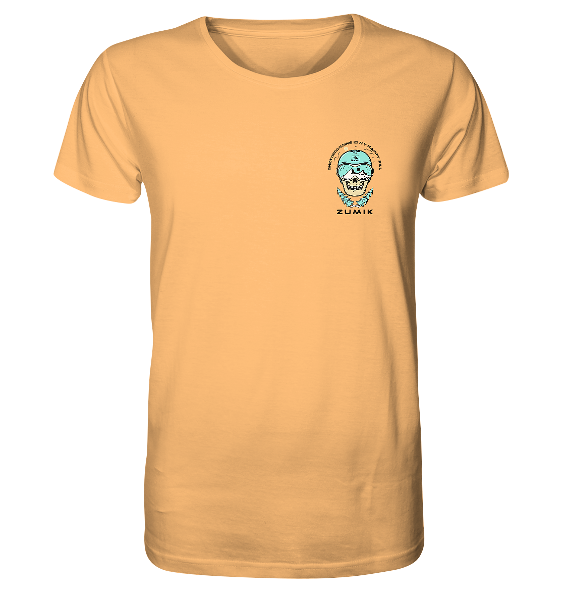 Zumik Planet - "Snowboarding is my happy pill" - Organic Shirt
