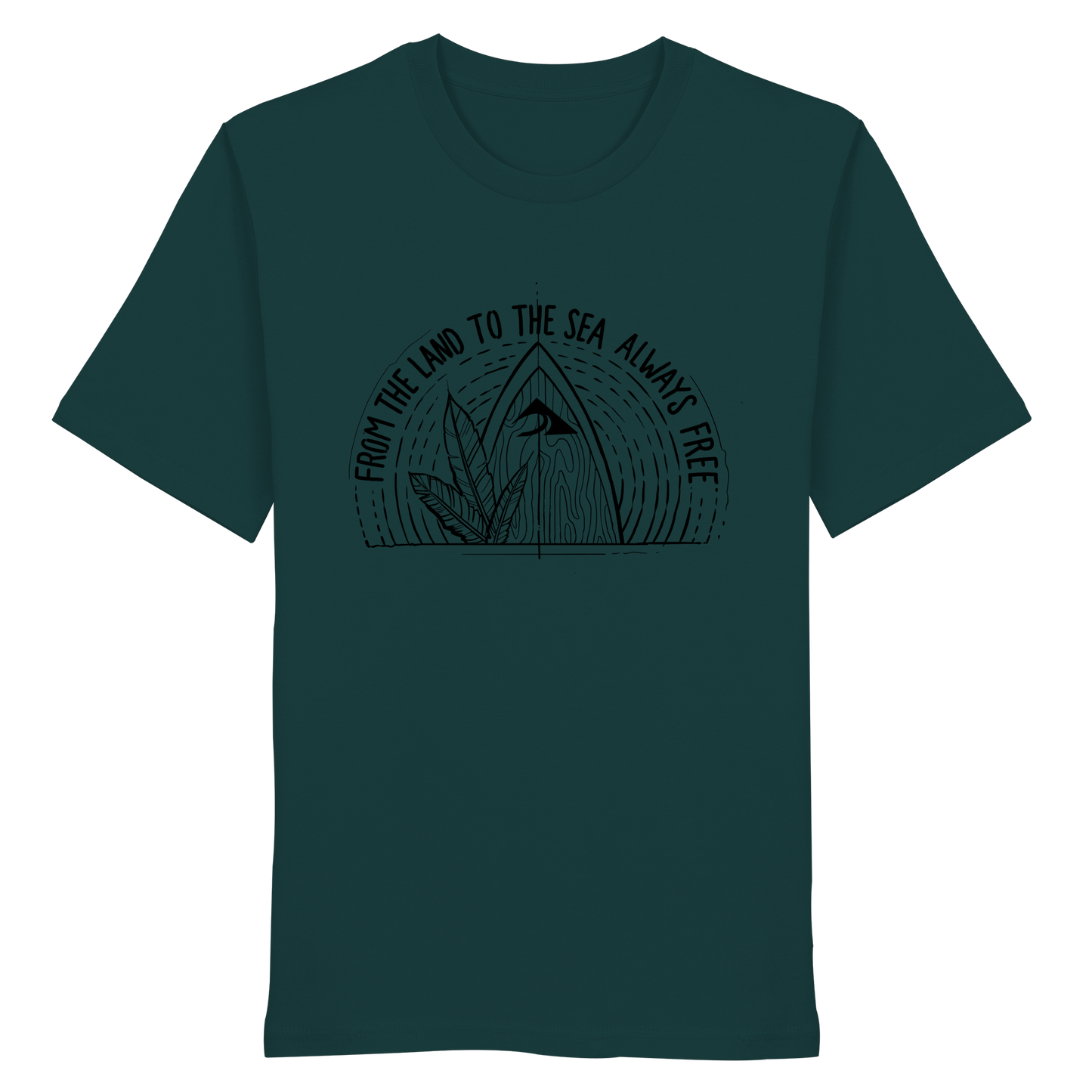 Zumik Planet – “From the Land to the Sea, Always Free” - Organic Shirt