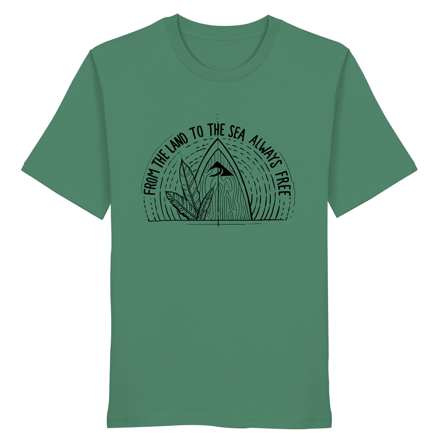 Zumik Planet – “From the Land to the Sea, Always Free” - Organic Shirt