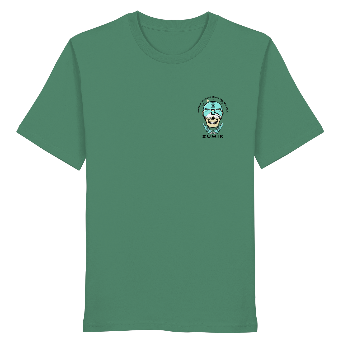 Zumik Planet - "Snowboarding is my happy pill" - Organic Shirt