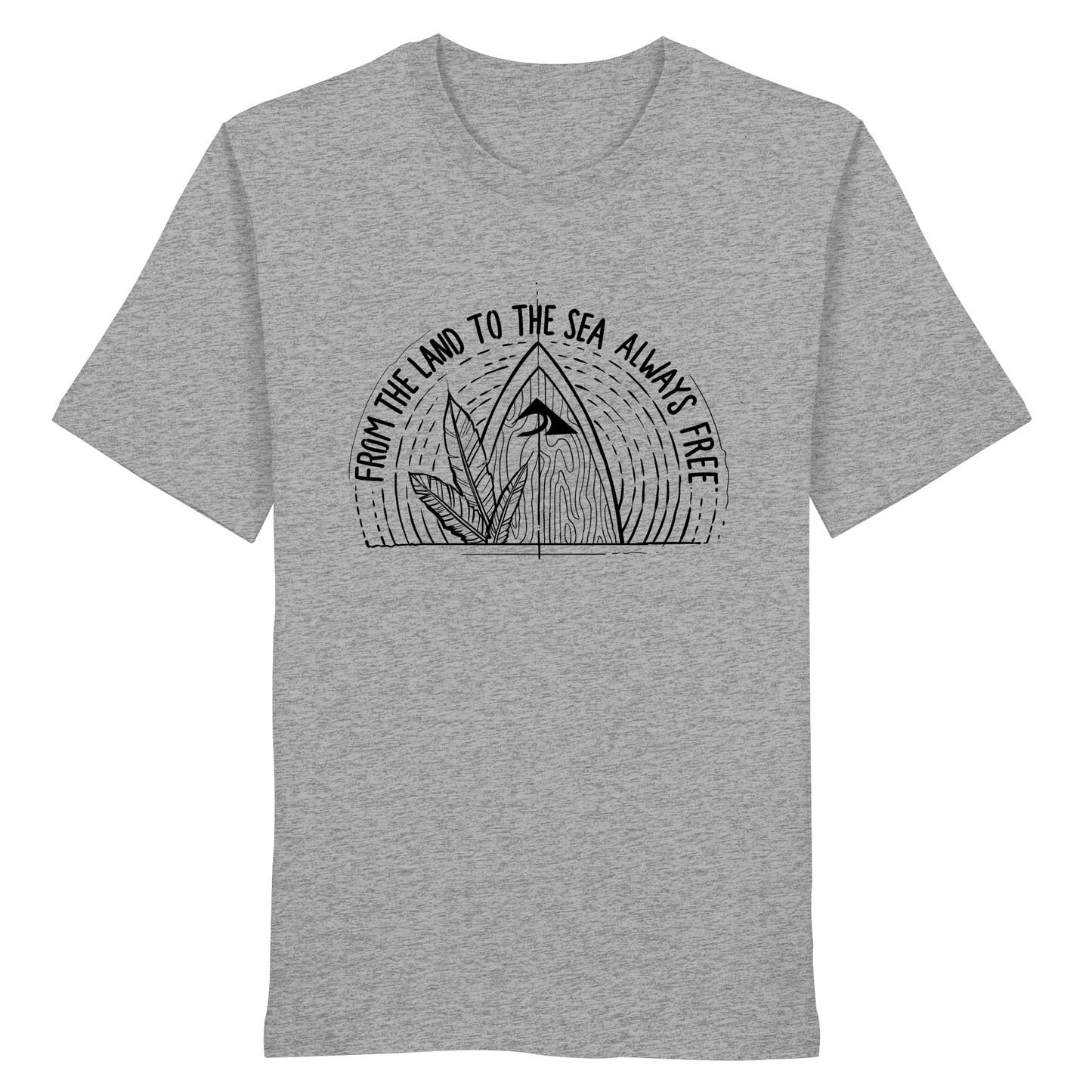 Zumik Planet – “From the Land to the Sea, Always Free” - Organic Shirt