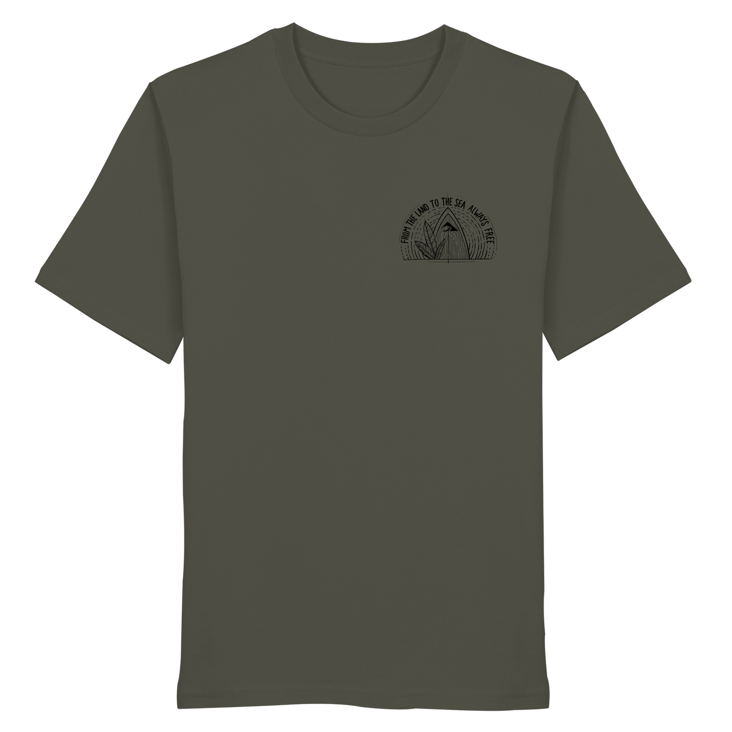Zumik Planet – “From the Land to the Sea, Always Free”  - Organic Shirt