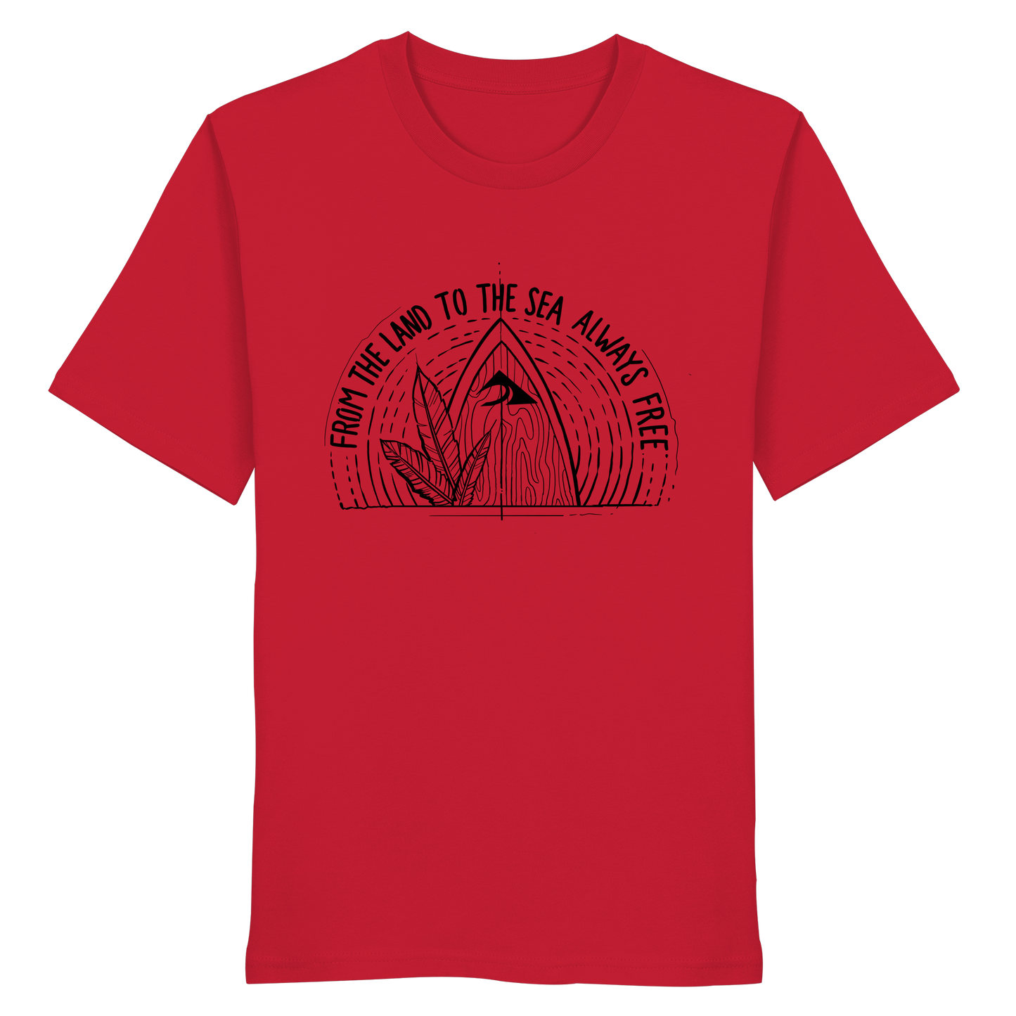 Zumik Planet – “From the Land to the Sea, Always Free” - Organic Shirt