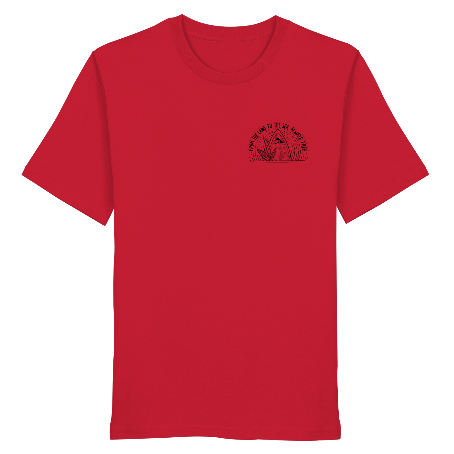 Zumik Planet – “From the Land to the Sea, Always Free”  - Organic Shirt