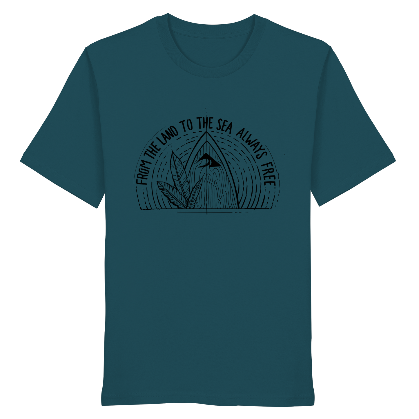 Zumik Planet – “From the Land to the Sea, Always Free” - Organic Shirt
