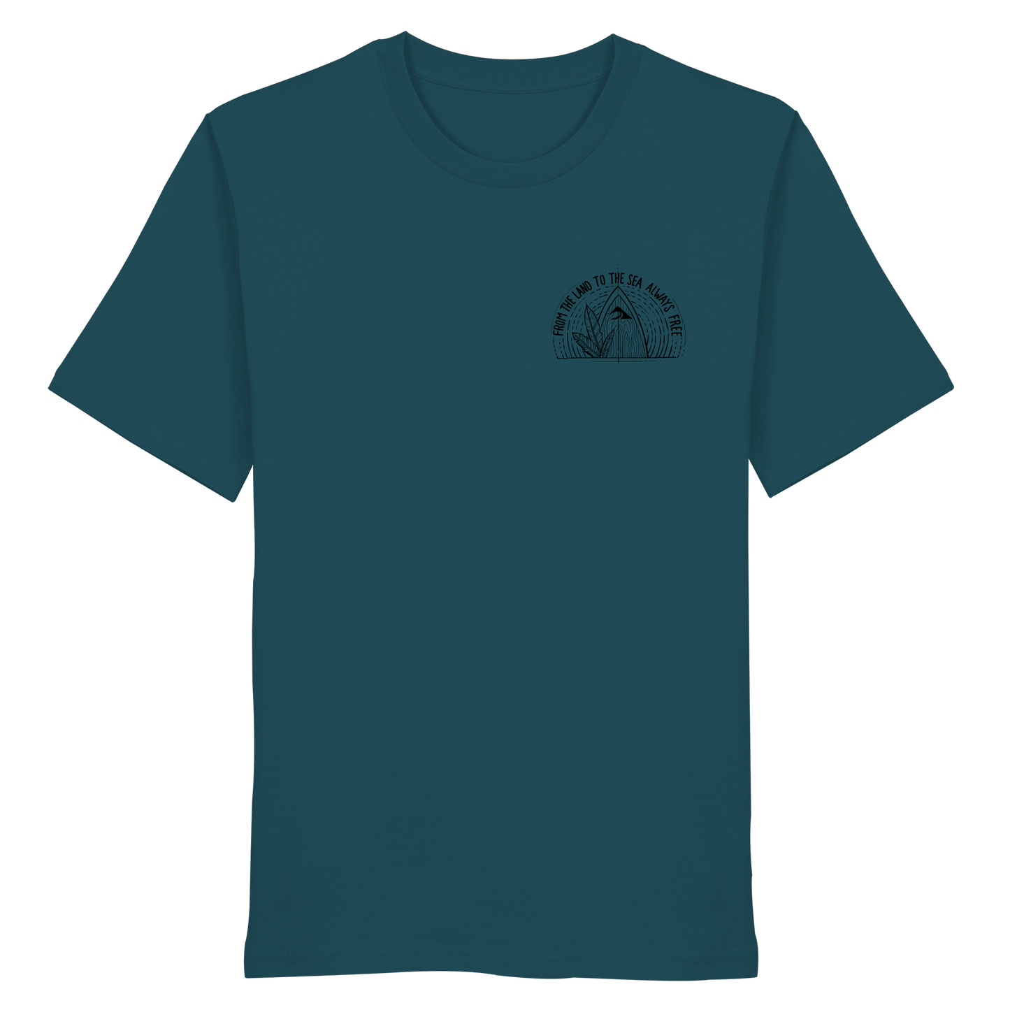 Zumik Planet – “From the Land to the Sea, Always Free”  - Organic Shirt