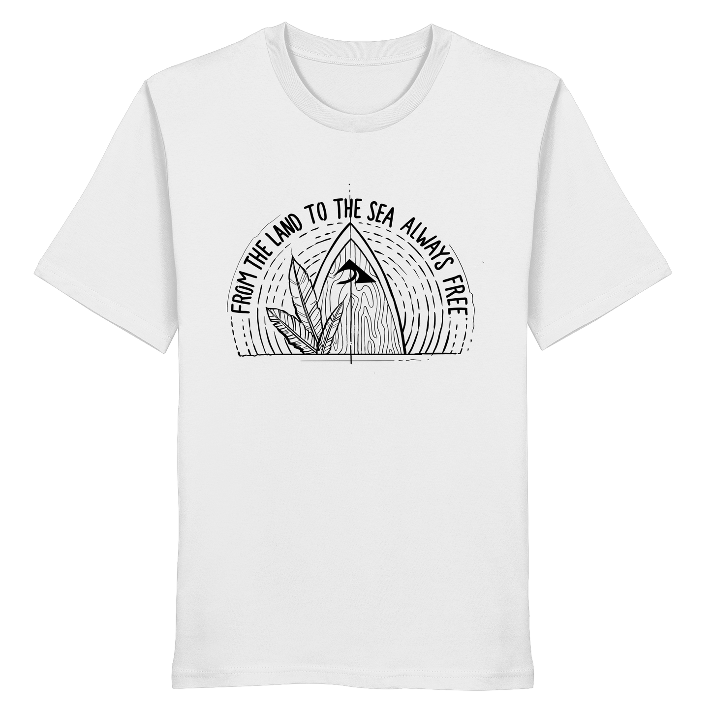 Zumik Planet – “From the Land to the Sea, Always Free” - Organic Shirt