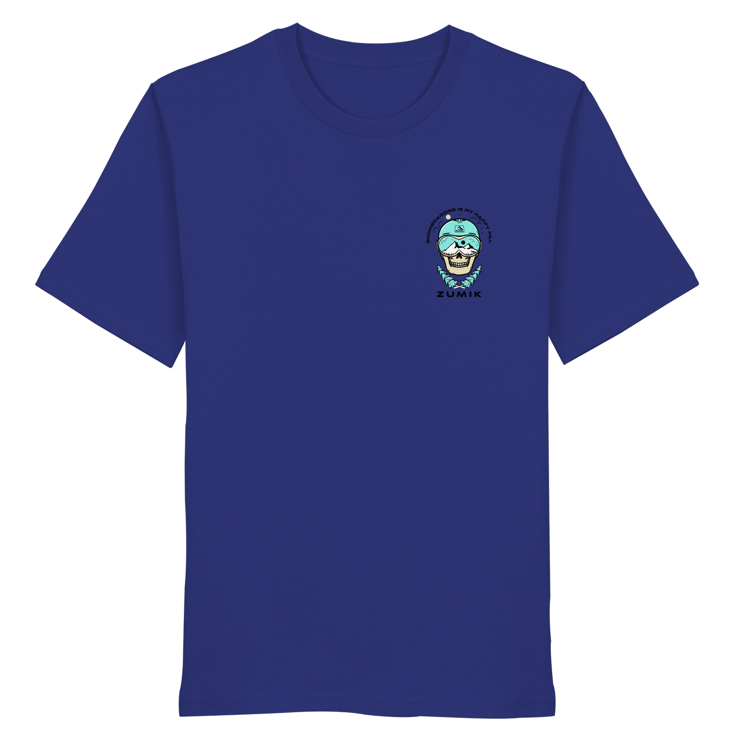 Zumik Planet - "Snowboarding is my happy pill" - Organic Shirt